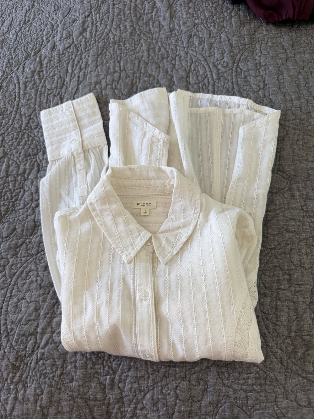 Pilcro Long-sleeve Seamed Slim Buttondown - Picture 2 of 12